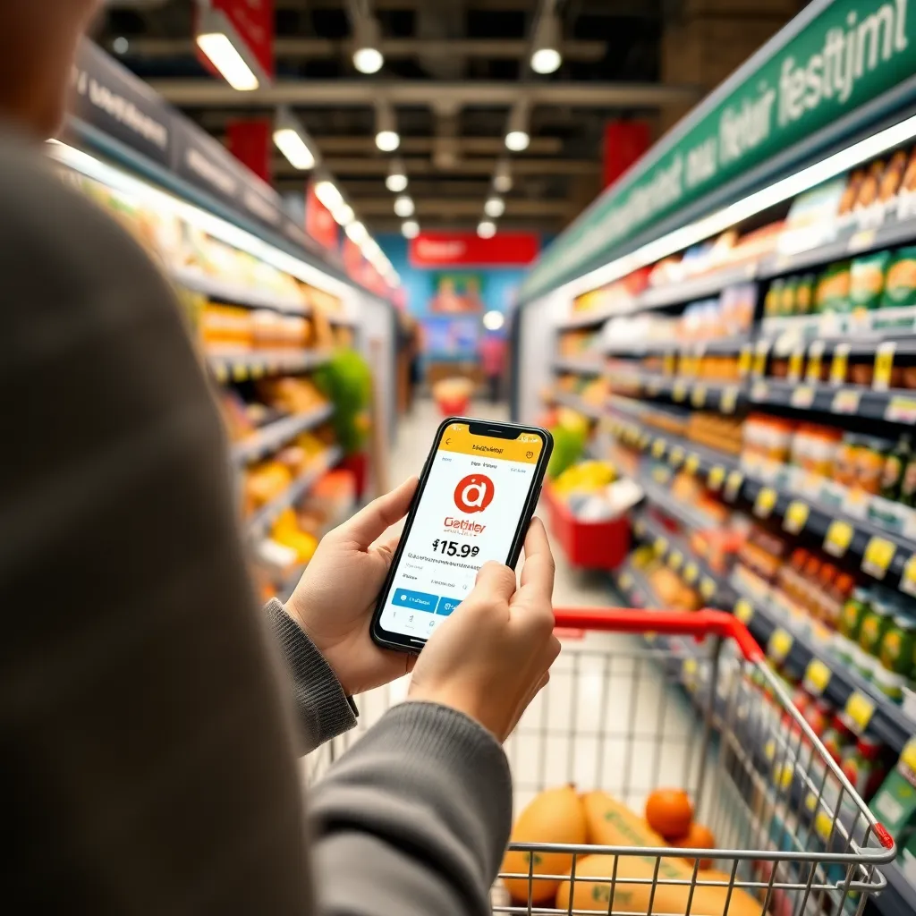 Nederlandse vrouw bekijkt energieverbruik op tablet met energiemonitoringsapp