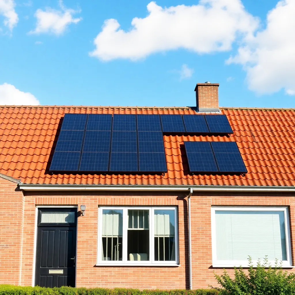 Nederlandse woonkamer met energiezuinige verlichting en slimme thermostaat